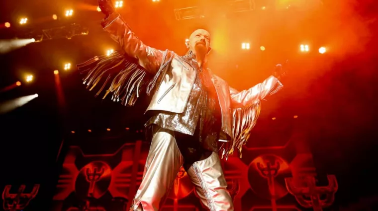 Rob Halford of Judas Priest at NYCB Live Nassau Coliseum on March 17^ 2018 in Uniondale^ New York.