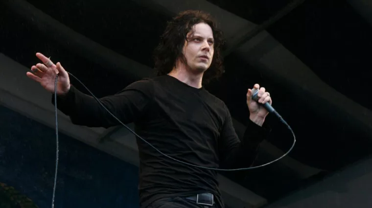Jack White with the Dead Weather performs on stage at the New Orleans Jazz and Heritage Festival. New Orleans^ Louisiana - April 30^ 2024
