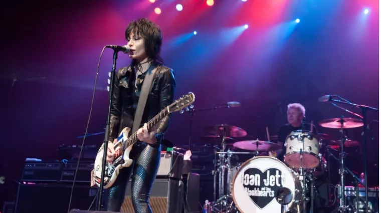 Joan Jett of Joan Jett and the Blackhearts performs as part of Radio 94.7's Electric Christmas at Sleep Train Arena in Sacramento^ California on December 4^ 2013