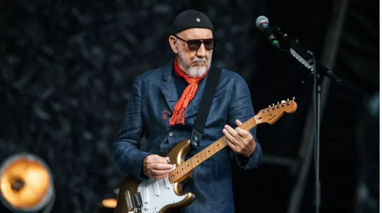 The Who's original member Pete Townshend. live at totally wicked stadium uk St Helens^ United Kingdom^ 21st July 2023