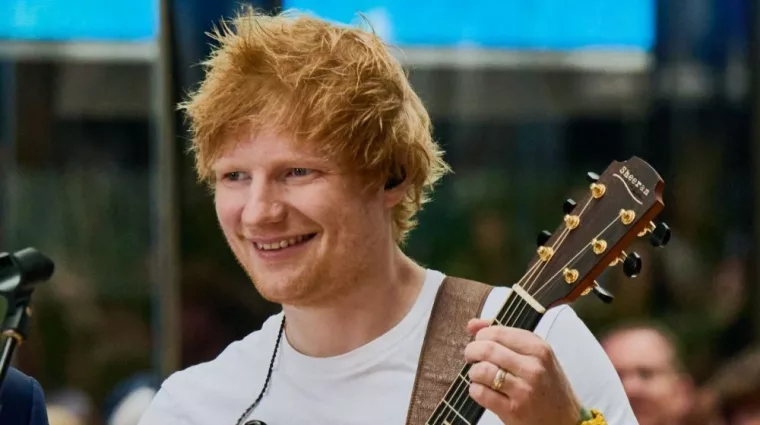 Ed Sheeran Performs on NBC's "Today" Show Concert Series at Rockefeller Plaza on June 06^ 2023 in New York City^ New York^ United States. NEW YORK^ NY^ USA - JUNE 06^ 2023