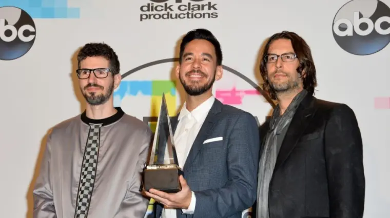 Linkin Park at the 2017 American Music Awards at the Microsoft Theatre LA Live. LOS ANGELES^ CA - November 19^ 2017