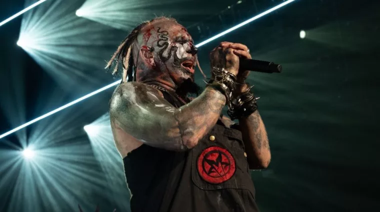 The band Mudvayne performs live at Pine Knob Music Theater Clarkston^ Michigan -USA- August 6^ 2023