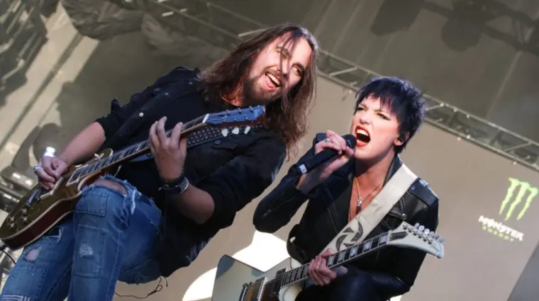 Halestorm performs at the Aftershock music festival. Sacramento^ California USA - 10-22-2017