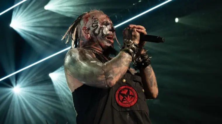 Mudvayne performs live at Pine Knob Music Theater Clarkston^ Michigan -USA- August 6^ 2023