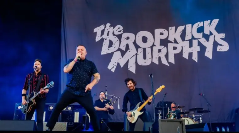 Concert of Dropkick Murphy's July 4 2024. Rock Werchter Festival^ Belgium