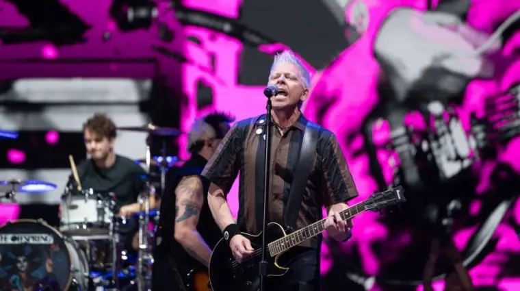The Offspring perform at the When We Were Young festival in Las Vegas^ Nevada on 21 October 2023.