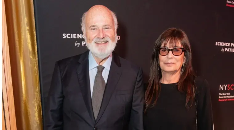 Rob Reiner and Michele Singer Reiner attend New York Stem Cell Foundation Gala and Science Fair at Jazz at Lincoln Center on October 10^ 2023