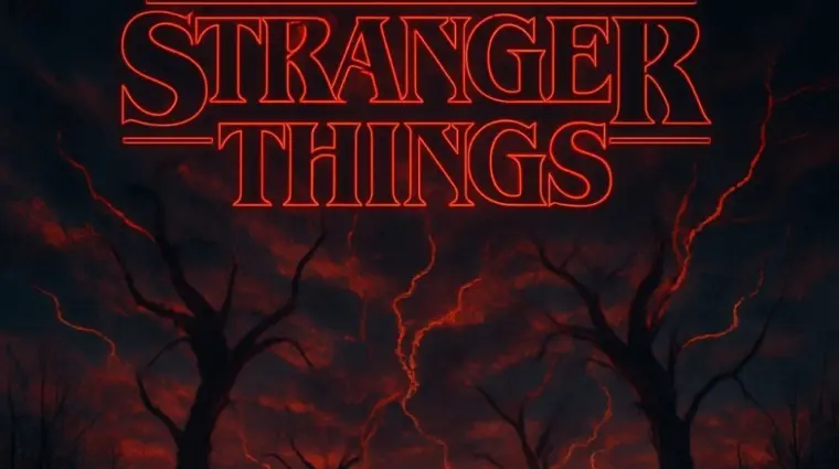 'Stranger Things' background This content was generated by an Artificial Intelligence (AI) system.