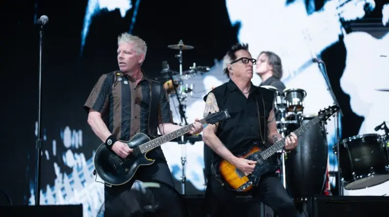 The Offspring perform at the When We Were Young festival in Las Vegas^ Nevada on 21 October 2023.