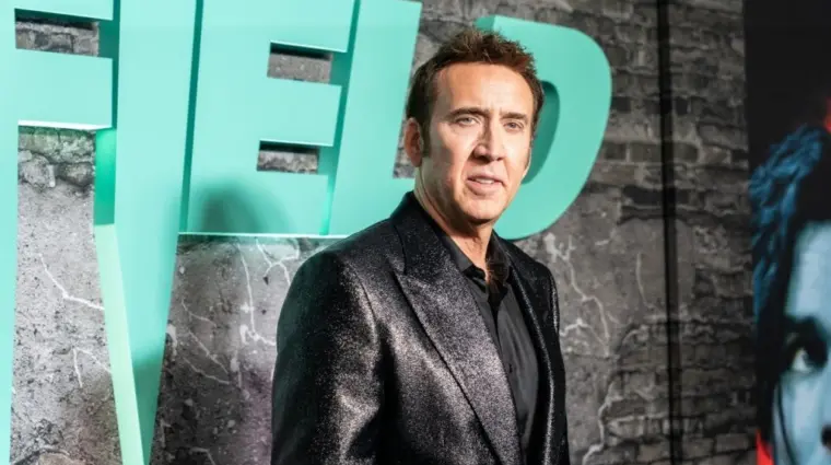 Nicholas Cage attends premiere of Universal Pictures Renfield at MoMA in New York on March 28^ 2023