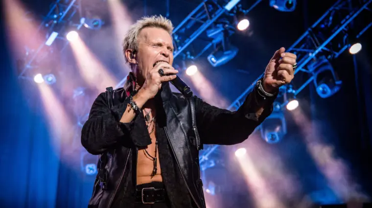 William Michael Albert Broad AKA " Billy Idol" Lead singer from Billy idol^ Live at o2 apollo manchester uk^ 20th June 2018