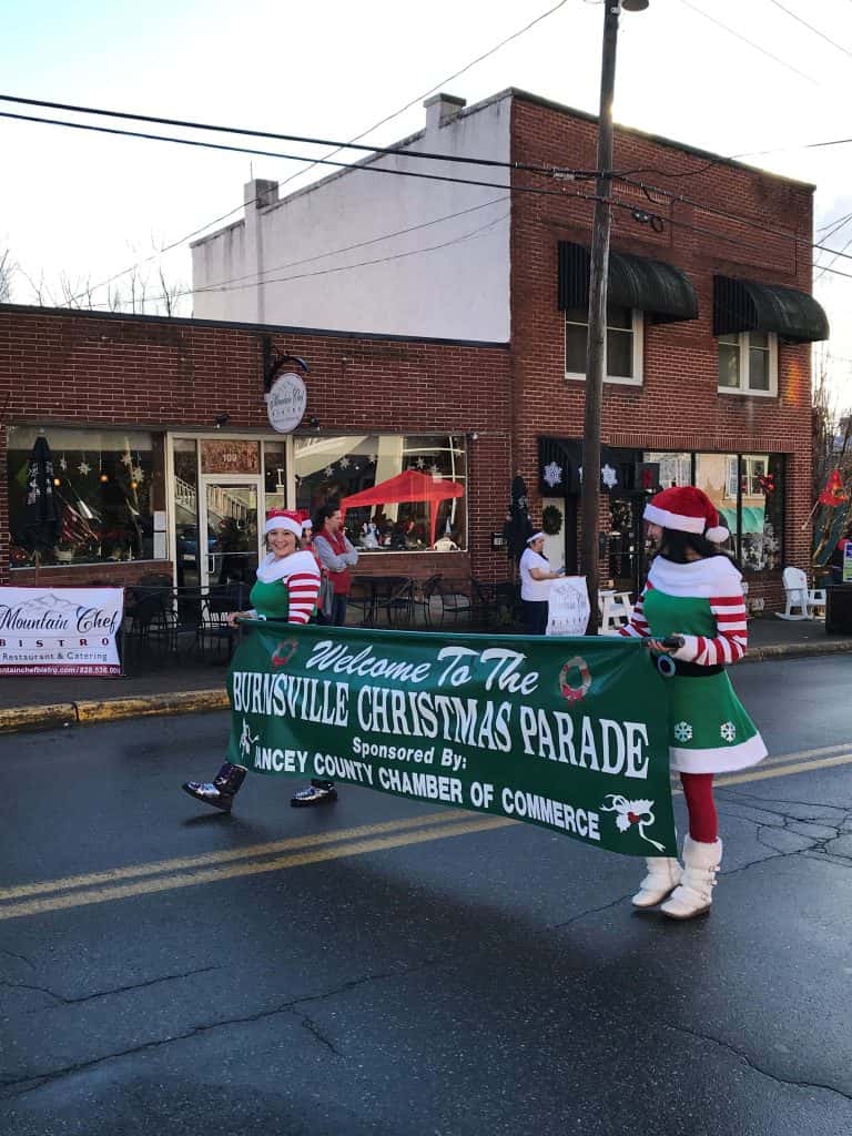 Burnsville Christmas Parade WKYK, WTOE