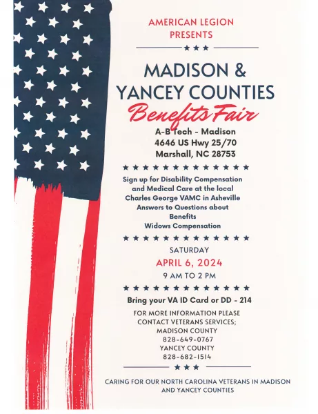 Madison & Yancey Veteran's Benefits Fair | WKYK, WTOE