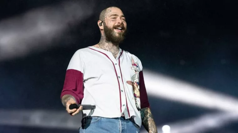 Singer Post Malone at Rock in Rio at the Olympic Park. September 3^ 2022.