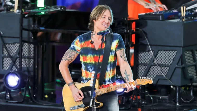 Keith Urban on August 9^ 2019 at Rumsey Playfield in New York City.