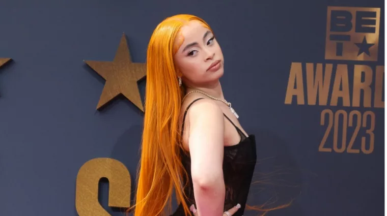 Ice Spice at the 2023 BET Awards Arrivals at the Microsoft Theater on June 25^ 2023 in Los Angeles