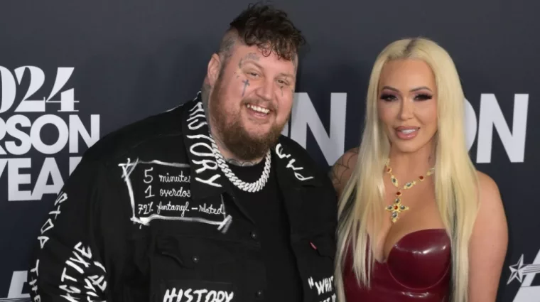 Jelly Roll and Bunny XO at the MusiCares Person of the Year Gala. LOS ANGELES^ USA. February 02^ 2024