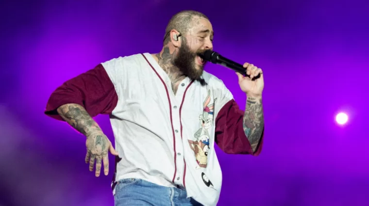 Post Malone at Rock in Rio at the Olympic Park. Rio de Janeiro^ Rio de Janeiro^ Brazil - September 3^ 2022.