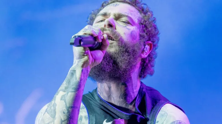 Post Malone performs at Bonnaroo music festival; Manchester^ Tennessee USA - 06-15-2024