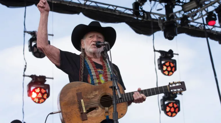 Willie Nelson performs at LOCKN' Festival. Arrington^ VA/USA - 9/7/2014
