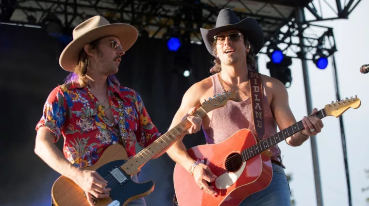 Cameron Duddy and Mark Wystrach of the band Midland perform at BottleRock.Napa^ CA/USA: 5/24/19