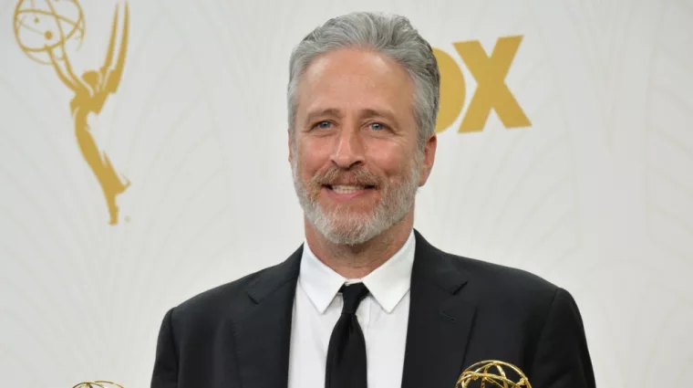 Jon Stewart at the 67th Primetime Emmy Awards at the Microsoft Theatre LA Live. LOS ANGELES^ CA - SEPTEMBER 20^ 2015