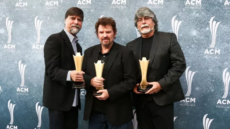 (L-R) Ted Gentry^ Jeff Cook and Randy Owen of Alabama attend the 9th Annual ACM Honors at the Ryman Auditorium on September 1^ 2015 in Nashville^ Tennessee.