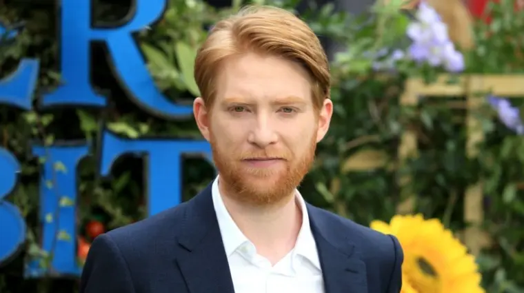 Domhnall Gleeson attends the UK Gala Premiere of "Peter Rabbit" at the Vue West End in London^ England. London^ United Kingdom - March 11^ 2018