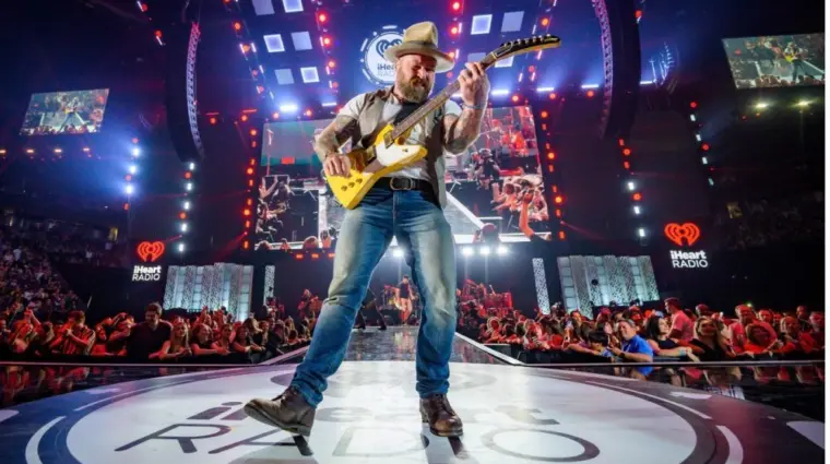 Las Vegas^ NV^ USA - September 21^ 2019: Zac Brown of Zac Brown Band performs at the 2019 iHeartRadio Music Festival.