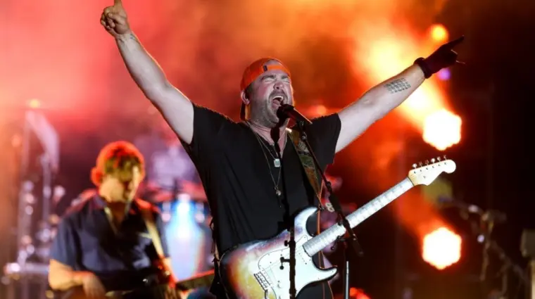 Lee Brice performs in concert at The Fest at Long Island Community Hospital at Bald Hill on July 3^ 2019 in Farmingville^ New York.