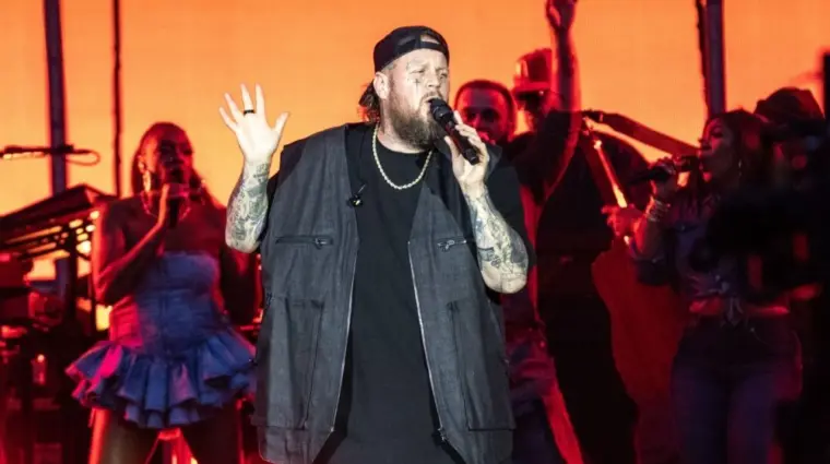 Jelly Roll performs at Tottenham Hotspur Stadium supporting on Post Malone's The BIG ASS World Tour London^ UK - September 20^ 2025