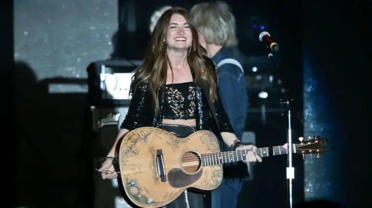 Tenille Townes performs at the ACM Decades show at MGM Grand on April 6^ 2019 in Las Vegas^ Nevada.