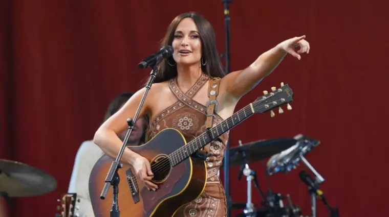 Kacey Musgraves performs at the 2025 New Orleans Jazz and Heritage Festival. New Orleans^ Louisiana - April 25^ 2025
