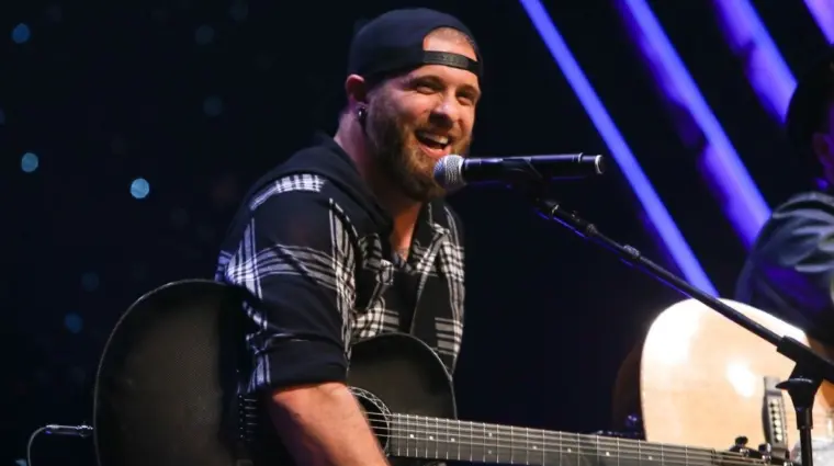 Brantley Gilbert performs at CBS Radio's Stars & Strings event at the Chicago Theatre on November 9^ 2016 in Chicago^ Illinois.