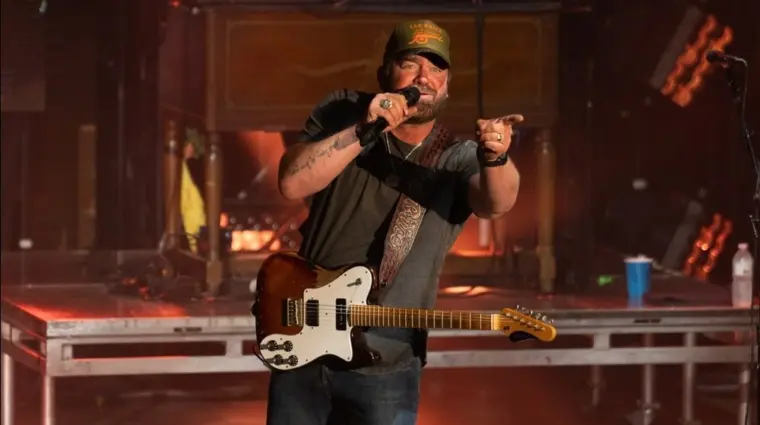 Lee Brice performs in Fort Lauderdale^ Florida^ on September 12^ 2025. The performance was part of his What You Know About That tour.