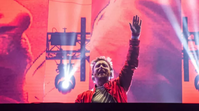 David Guetta performing on stage during the of Exit Festival 2018 NOVI SAD^ SERBIA - JULY 15^ 2018: