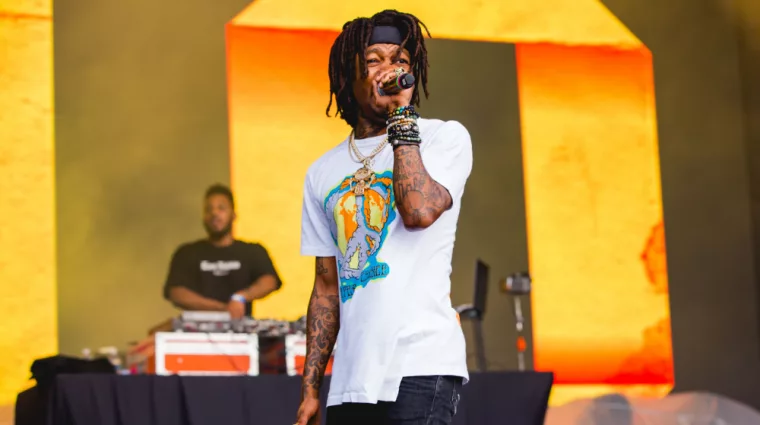 JID performs live at Mo Pop Music Festival. DETROIT^ MICHIGAN / USA - JULY 27^ 2019