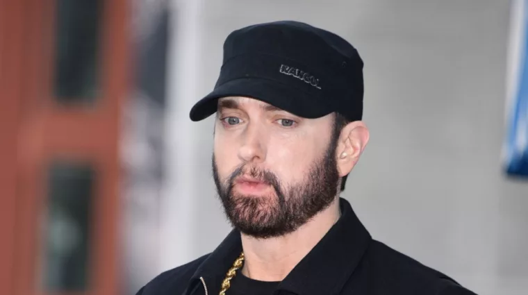 Eminem at the Hollywood Walk of Fame Ceremony on January 30^ 2020 in Hollywood^ CA