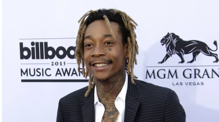 LAS VEGAS - MAY 17: Wiz Khalifa at the 2015 Billboard Music Awards at the MGM Grand Garden Arena on May 17^ 2015 in Las Vegas^ Nevada.
