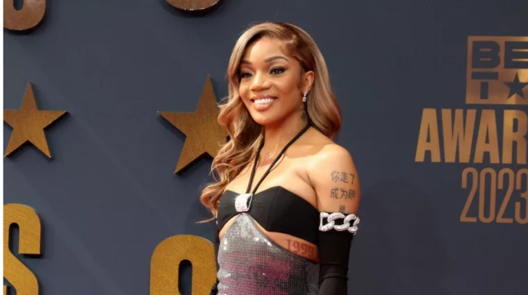 GloRilla at the 2023 BET Awards Arrivals at the Microsoft Theater on June 25^ 2023 in Los Angeles^ CA