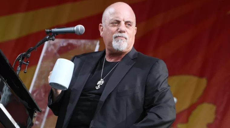 Billy Joel performs on state at the 2013 New Orleans Jazz and Heritage Festival. New Orleans^ Louisiana - April 27^ 2013