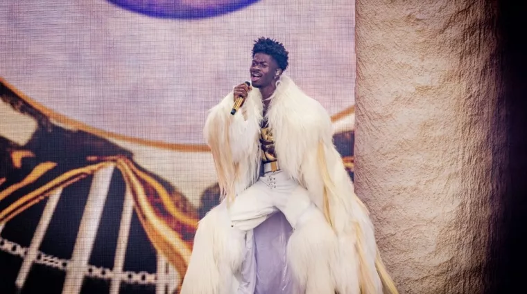 Concert of Lil Nas X at Rock Werchter Festival Werchter^ Belgium. June^^ 29 2023