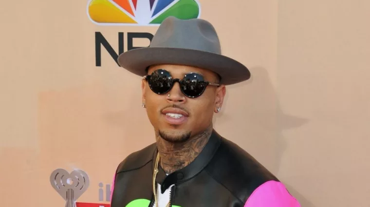 Chris Brown at the 2015 iHeart Radio Music Awards at the Shrine Auditorium. LOS ANGELES^ CA - MARCH 29^ 2015
