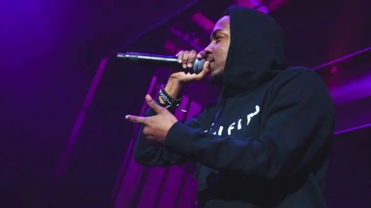 Kendrick Lamar in concert. Rochester^ Michigan - April 13 2013: