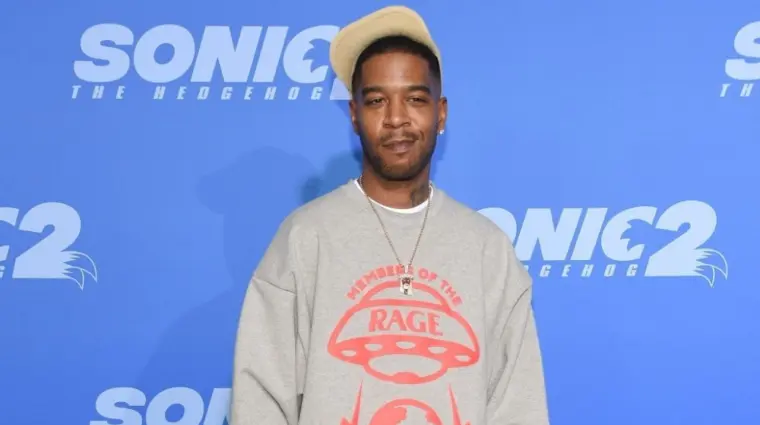 Kid Cudi arrives for ‘Sonic 2’ Hollywood Premiere on April 05^ 2022 in Westwood^ CA