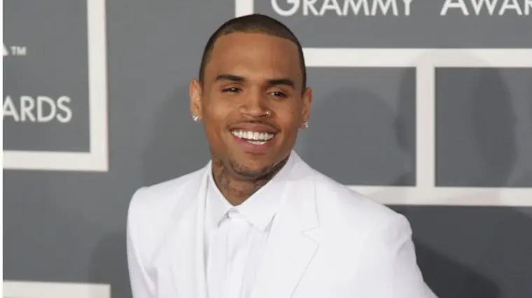 Chris Brown arrives to the 2013 Grammy Awards on February 10^ 2013 in Hollywood^ CA