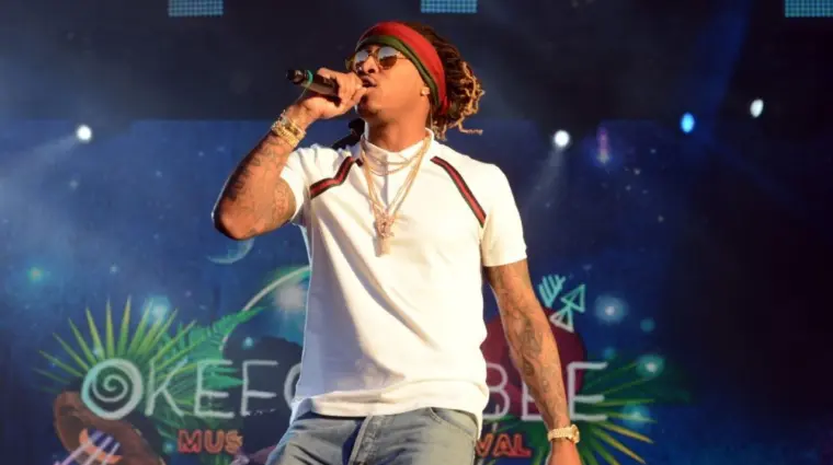 Rapper Future performs onstage at the 2016 Okeechobee Music and Arts Festival. Okeechobee^ Florida - March 5^ 2016