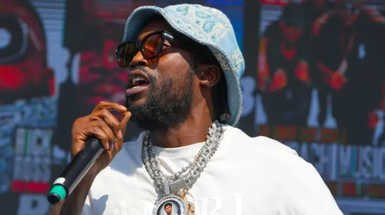 Meek Mill At Rick Ross Annual Car and Bike Show. Atlanta^ Georgia United States - June 03 2023