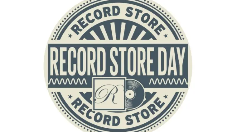 Record Store Day^ rubber stamp^ vector Illustration
